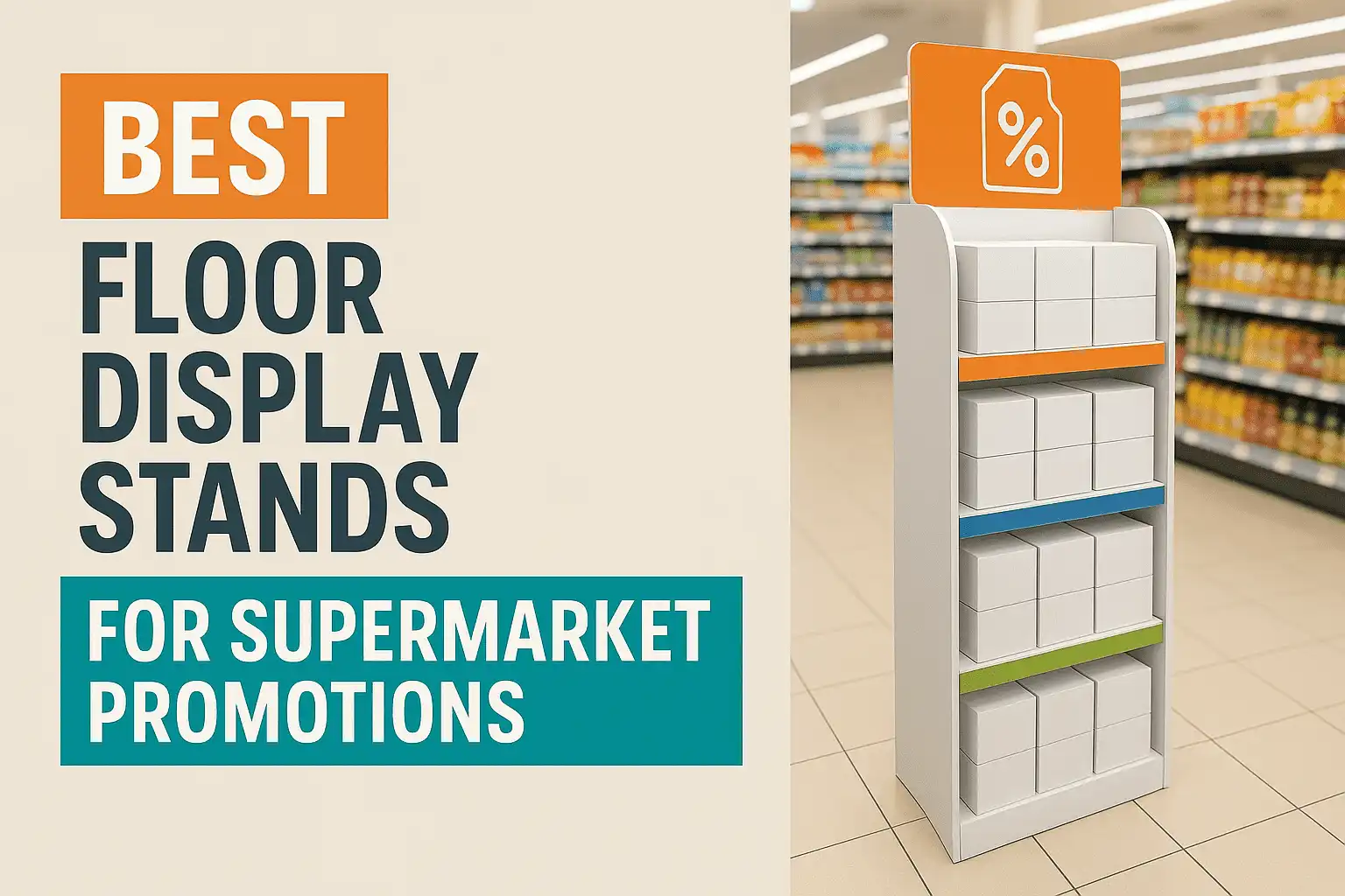 Best Floor Display Stands for Supermarket Promotions